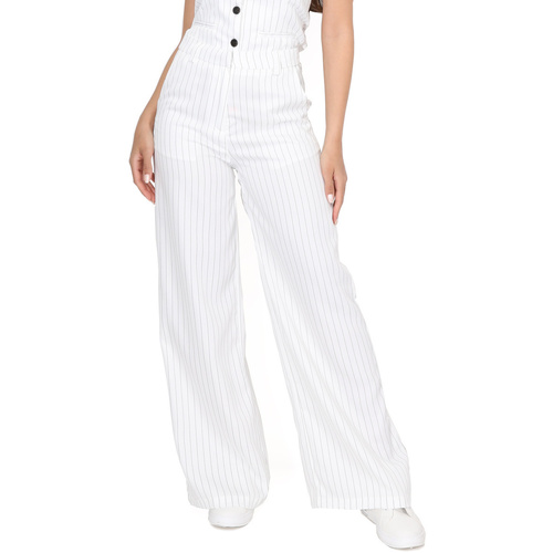 Abbigliamento Donna Pantaloni La Modeuse 71728_P168579 Bianco