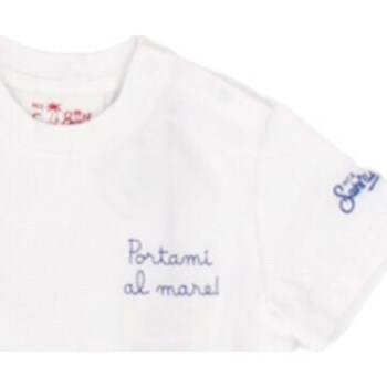 Abbigliamento Bambino T-shirt maniche corte Mc2 Saint Barth POT0002 02000F Bianco