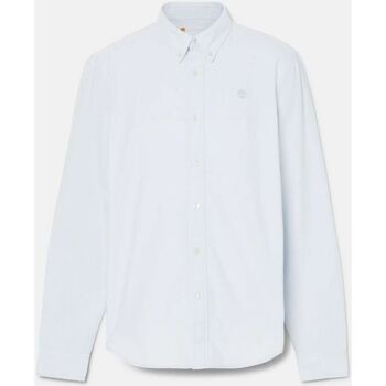 Abbigliamento Uomo Camicie maniche lunghe Timberland TB0A6GPN - OXFORD SHIRT-B021 SKYWAY Blu