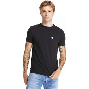 Abbigliamento Uomo T-shirt & Polo Timberland TB0A2CQY001 PCKET T-BLACK Nero