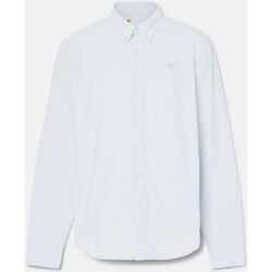 Abbigliamento Uomo Camicie maniche lunghe Timberland TB0A6GPN - OXFORD SHIRT-B021 SKYWAY Blu