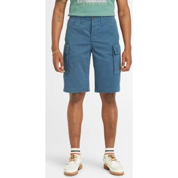 Abbigliamento Uomo Shorts / Bermuda Timberland TB0A5U1B - BROOKLINE TWILL CARGO SHORT-2881 DK BLUE Blu