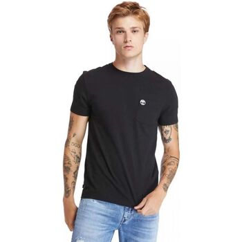 Abbigliamento Uomo T-shirt & Polo Timberland TB0A2CQY001 PCKET T-BLACK Nero