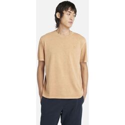 Abbigliamento Uomo T-shirt & Polo Timberland TB0A5YAY - DUNSTAN-P471 WHEAT BOAT Bianco