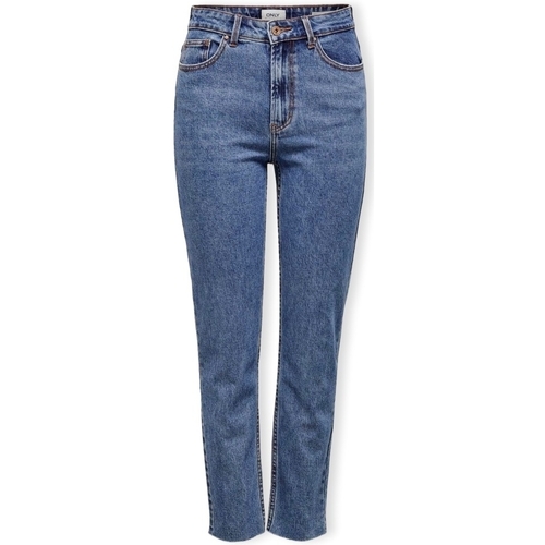 Abbigliamento Donna Jeans dritti Only Noos Emily Life Jeans - Medium Blue Denim Blu