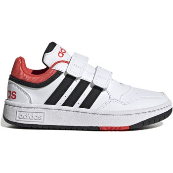 Scarpe Unisex bambino Sneakers adidas Originals Hoops 3.0 Cf C Bianco