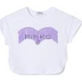 Image of T-shirt Pinko Up STRETCH JERSEY CROPPED T-SHIRT GIRL