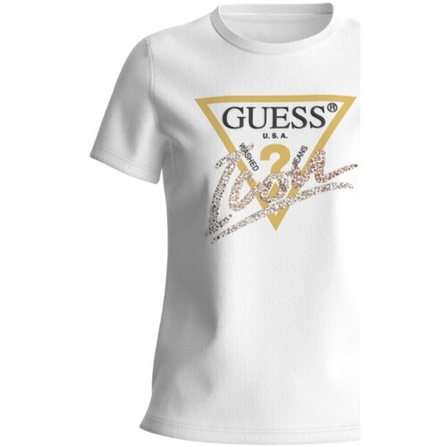 Abbigliamento Donna T-shirt & Polo Guess W4GI20 I3Z14 Bianco