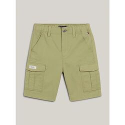 Abbigliamento Bambino Shorts / Bermuda Tommy Hilfiger KB0KB08799 CARGO SHORT-L9F FADED OLIVE Verde