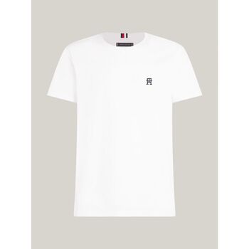 Abbigliamento Uomo T-shirt & Polo Tommy Hilfiger MW0MW33987 MONOGRAM TEE-YBR Bianco