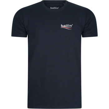 Abbigliamento Uomo T-shirt maniche corte Ballin Est. 2013 Ciaga Tee Blu