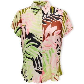Abbigliamento Donna Top / Blusa Only Shaila Shirt S/S - Tropical Peach Multicolore