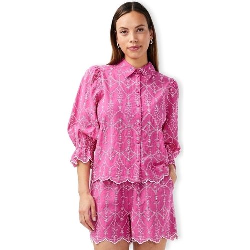 Abbigliamento Donna Top / Blusa Y.a.s YAS Malura Shirt 3/4  - Raspberry Rose Rosa