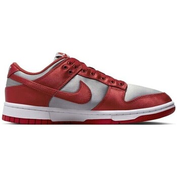 Scarpe Donna Sneakers Nike W  Dunk Low Ess Snkr - Medium Grey Varsity Red Multicolore