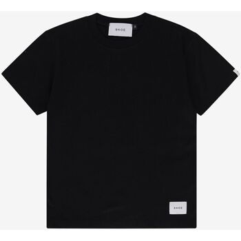 Abbigliamento Bambino T-shirt maniche corte Shoe Mini T-shirt girocollo con   stampa sul retro TIMMY2408-M Nero