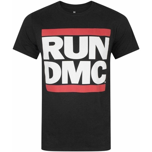 Abbigliamento Uomo T-shirts a maniche lunghe Run Dmc NS8299 Nero