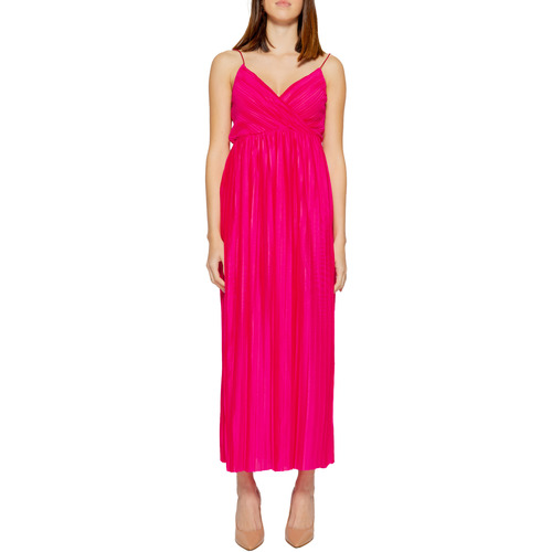 Abbigliamento Donna Abiti lunghi Only ELEMA S/L MAXI WRAP DRESS LINING JRS 15207351 Rosa