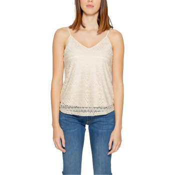 Abbigliamento Donna Top / T-shirt senza maniche Vero Moda Vmmaya V-Neck Singlet Jrs Spe 10304453 Bianco