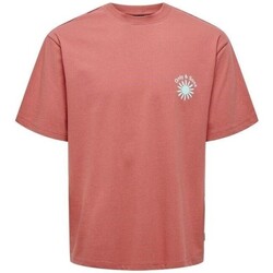 Abbigliamento Uomo T-shirt maniche corte Only & Sons  22028751 KASEN Rosso