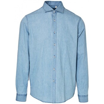 Abbigliamento Uomo T-shirt & Polo Liu Jo Camicia Jeans Regular Fortfrench Blu
