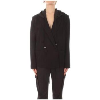 Abbigliamento Donna Giacche / Blazer Twinset Actitude Giacca blazer con cappuccio 241AP2560 Nero