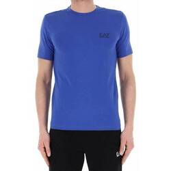 Abbigliamento Uomo T-shirt maniche corte Emporio Armani EA7 T-shirt  uomo 8NPT18 Blu