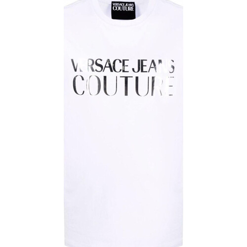 Abbigliamento Uomo T-shirt & Polo Versace Jeans Couture 72GAHG01CJ00GS03 Bianco