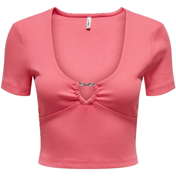 Abbigliamento Donna T-shirt maniche corte Only 15289556 Rosa
