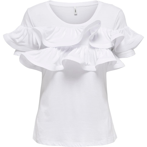 Abbigliamento Donna T-shirt maniche corte Only 15324490 Bianco