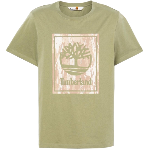 Abbigliamento Uomo T-shirt maniche corte Timberland 236610 Verde