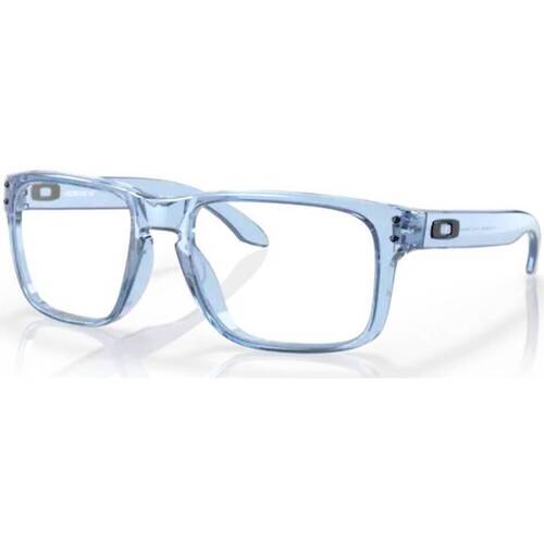 Orologi & Gioielli Uomo Occhiali da sole Oakley OX8156 Holbrook rx Occhiali Vista, Blu, 56 mm Blu