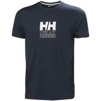 Abbigliamento T-shirt maniche corte Helly Hansen  Blu