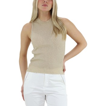 Abbigliamento Donna Top / T-shirt senza maniche Kocca p24pma1728abun0000-40617 Oro