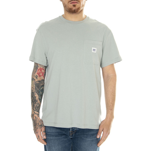 Abbigliamento Uomo T-shirt & Polo Lee WW Pocket Tee Intuition Grey Verde