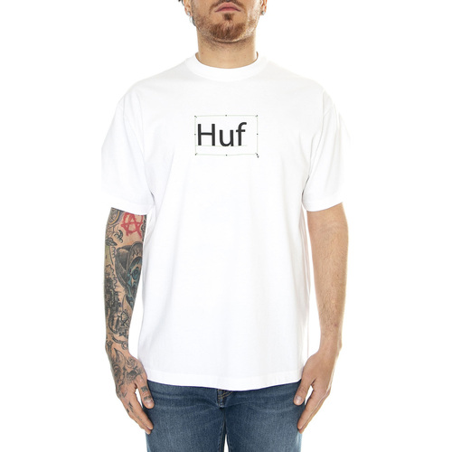 Abbigliamento Uomo T-shirt & Polo Huf Deadline / Tee White Bianco