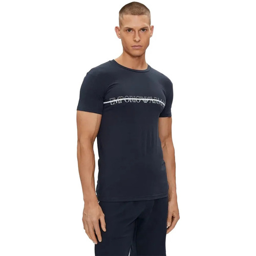 Abbigliamento Uomo T-shirt maniche corte Emporio Armani Eagle GA Blu
