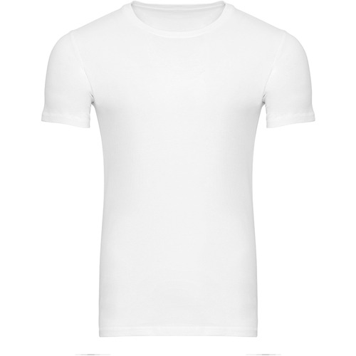 Abbigliamento Uomo T-shirt maniche corte Teeshoppen Muscle Bianco