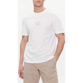 Abbigliamento Uomo T-shirt maniche corte Calvin Klein Jeans K10K112489 Bianco