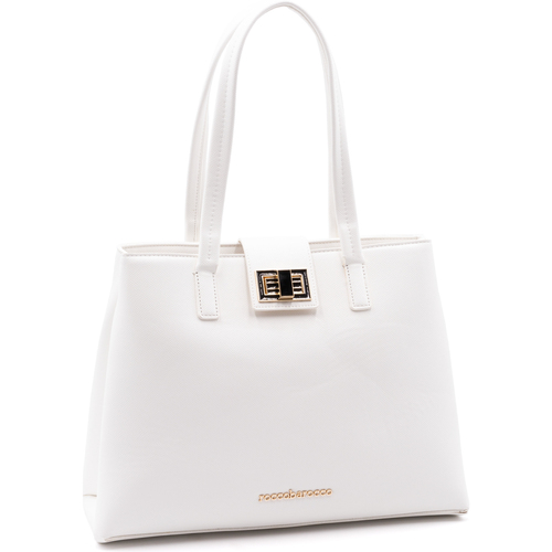 Borse Donna Tote bag / Borsa shopping Rocco Barocco Glam Bianco