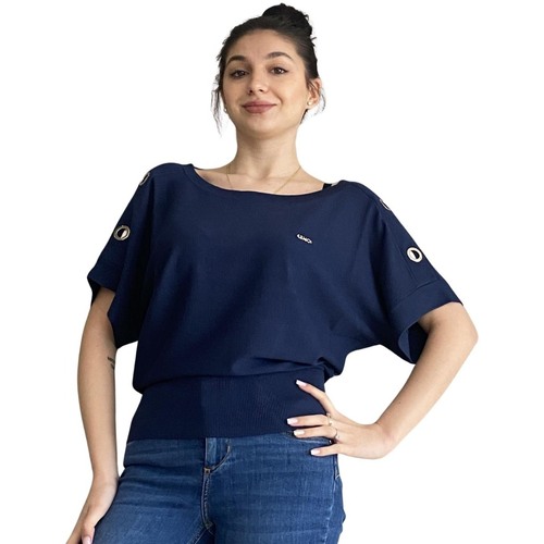 Abbigliamento Donna T-shirt maniche corte Liu Jo  Blu