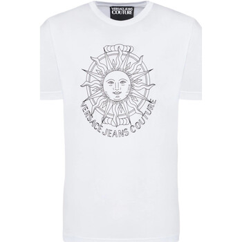 Abbigliamento Uomo T-shirt & Polo Versace Jeans Couture 72GAHT11CJ00T003 Bianco