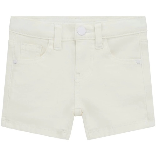 Abbigliamento Bambina Shorts / Bermuda Guess GMD STRETCH BULL DENIM SHORTS Bianco
