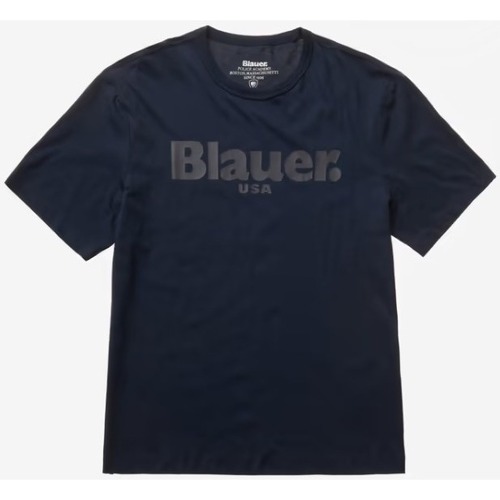 Abbigliamento Uomo T-shirt maniche corte Blauer T-SHIRT MANICA CORTA Nero