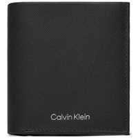 Borse Uomo Portafogli Calvin Klein Jeans CK MUST TRIFOLD 6CC W/COIN Nero