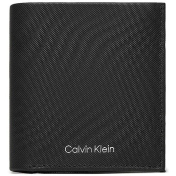 Borse Uomo Portafogli Calvin Klein Jeans CK MUST TRIFOLD 6CC W/COIN Nero