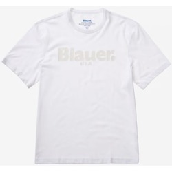 Abbigliamento Uomo T-shirt maniche corte Blauer T-SHIRT MANICA CORTA Bianco