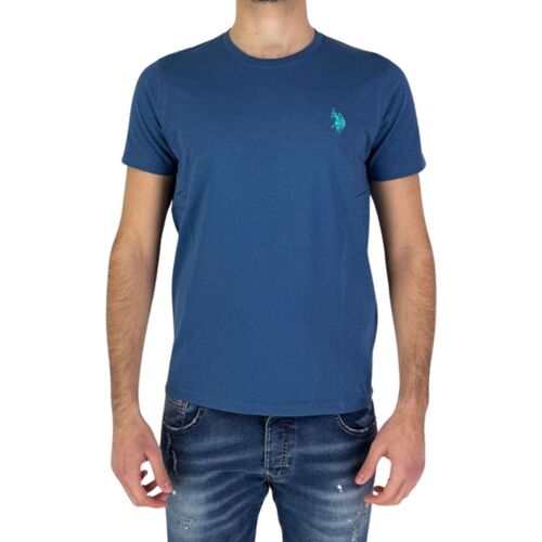 Abbigliamento Uomo T-shirt maniche corte U.S Polo Assn. MAGLIONE IKE 53630 EH33 Blu