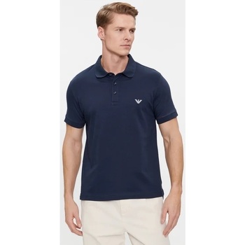 Abbigliamento Uomo T-shirt & Polo Emporio Armani POLO S/SLEEVE POLO BEACHWEAR Blu