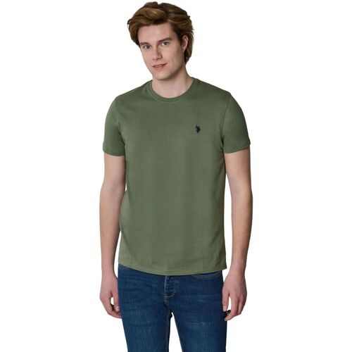 Abbigliamento Uomo T-shirt maniche corte U.S Polo Assn. MAGLIONE IKE 53630 EH33 Verde