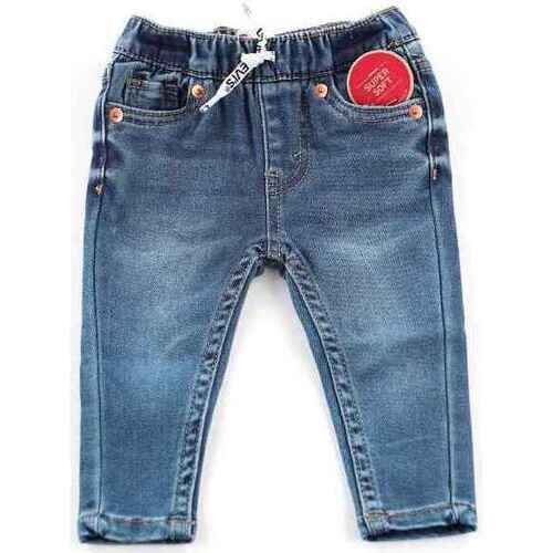 Abbigliamento Bambino Giacche in jeans Levi's NOS LVB SKINNY DOBBY PULL ON PANTS Blu